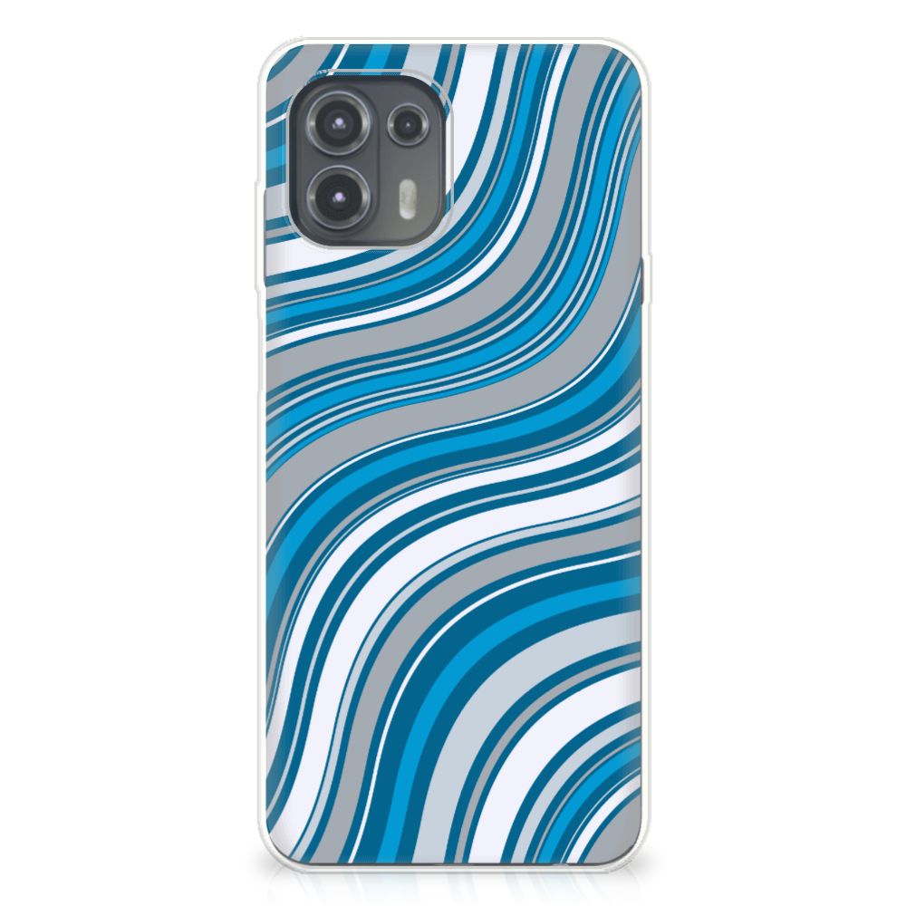Motorola Edge 20 Lite TPU bumper Waves Blue B2C Telecom