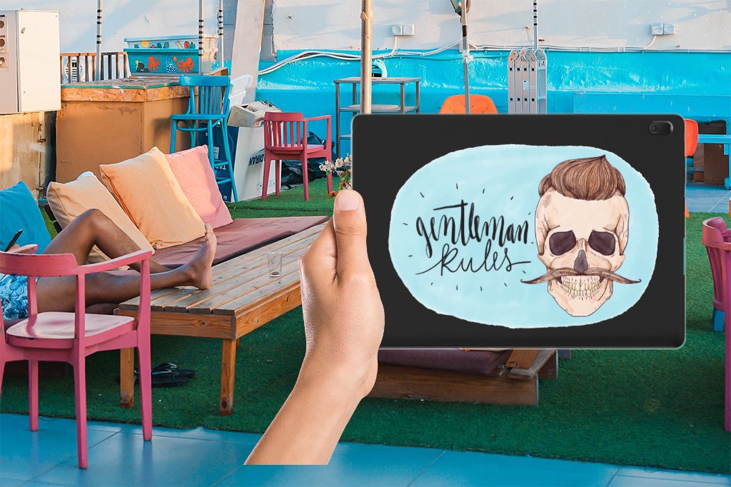 Tablet BackCover Lenovo Tab E10 Gentleman Skull