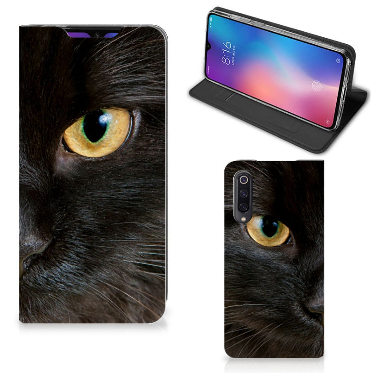 Xiaomi Mi 9 Hoesje maken Zwarte Kat