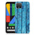 Google Pixel 4 Bumper Hoesje Wood Blue