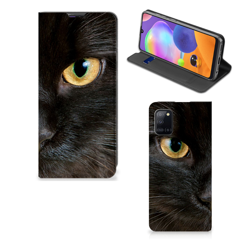 Samsung Galaxy A31 Hoesje maken Zwarte Kat - B2C Telecom