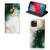 Standcase voor Apple iPhone 11 Pro Marmer Groen met elegant design van groen en goud.