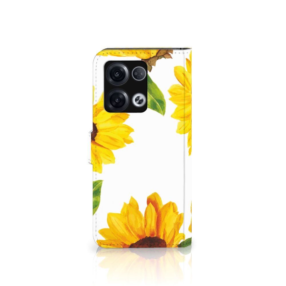 Hoesje voor OPPO Reno8 Pro Zonnebloemen