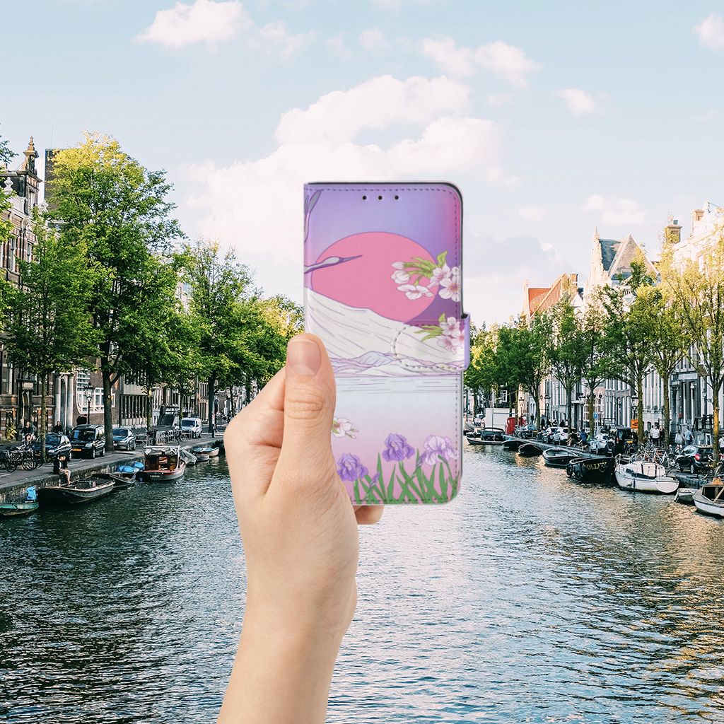 Alcatel 1S 2020 Telefoonhoesje met Pasjes Bird Flying