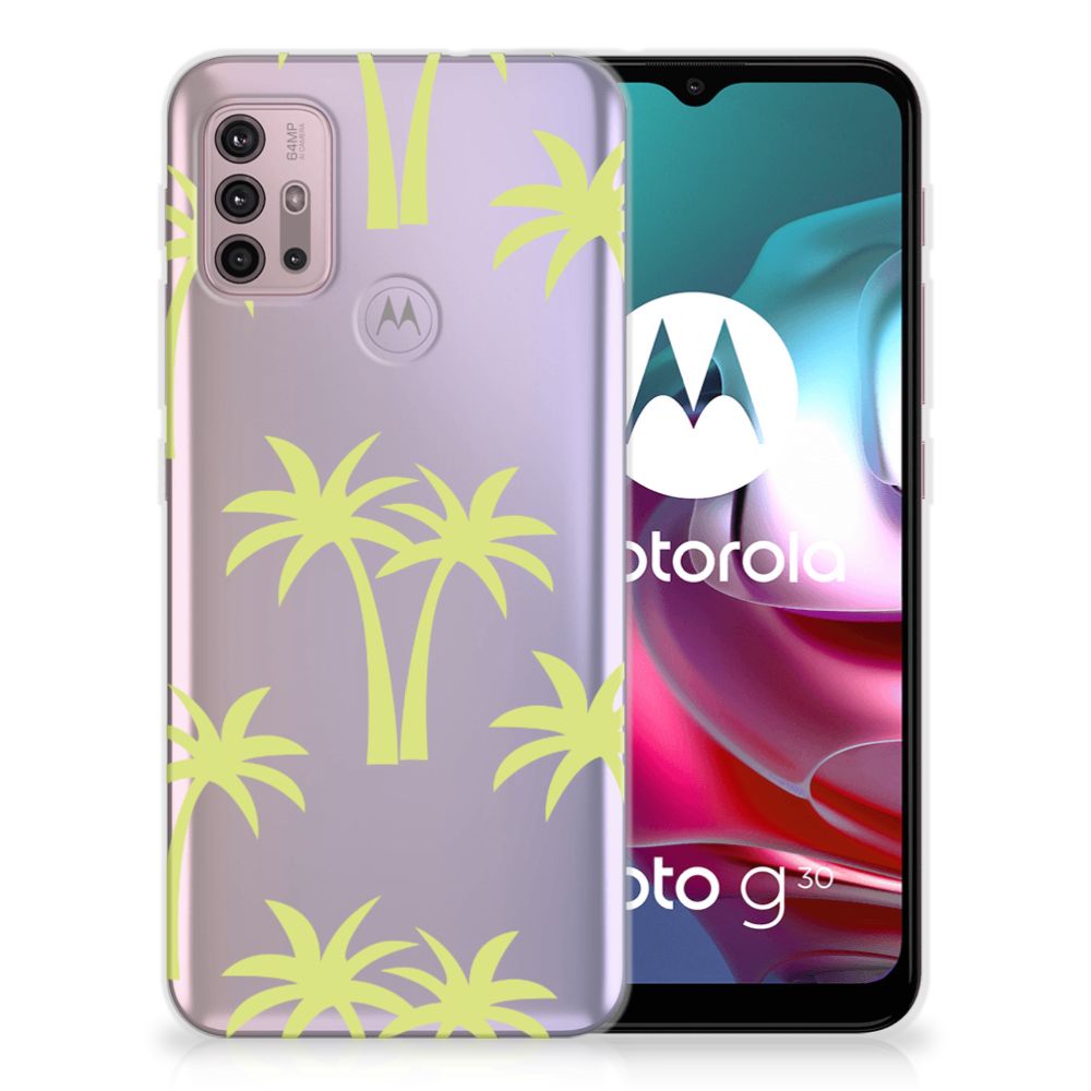 Motorola Moto G30 | G10 TPU Case Palmtrees