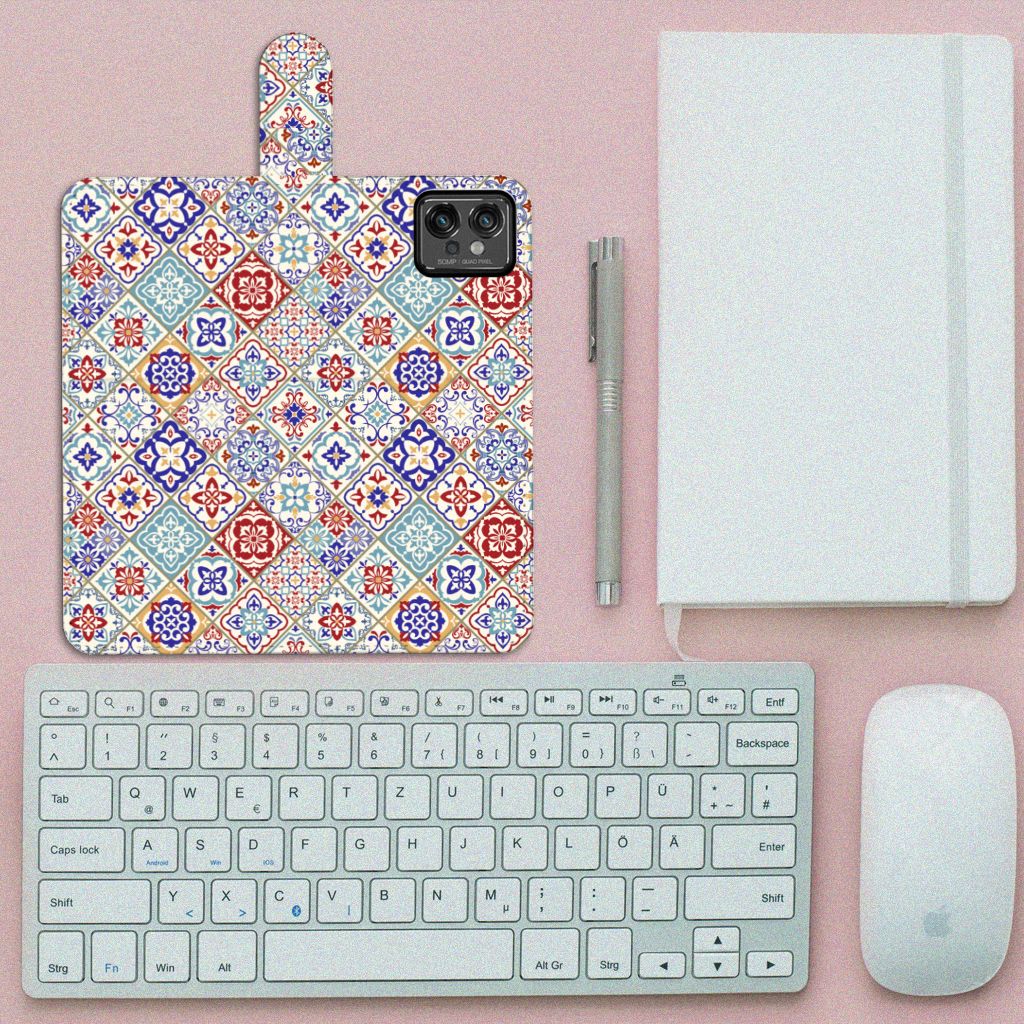 Motorola Moto G32 Bookcase Tiles Color