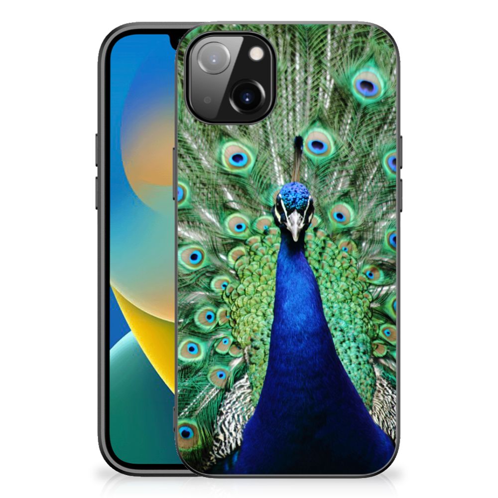 iPhone 14 Plus Dierenprint Telefoonhoesje Pauw
