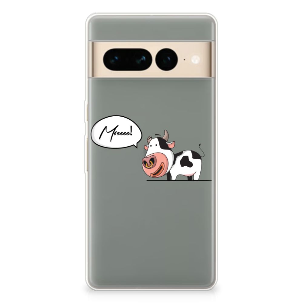 Google Pixel 7 Pro Telefoonhoesje met Naam Cow