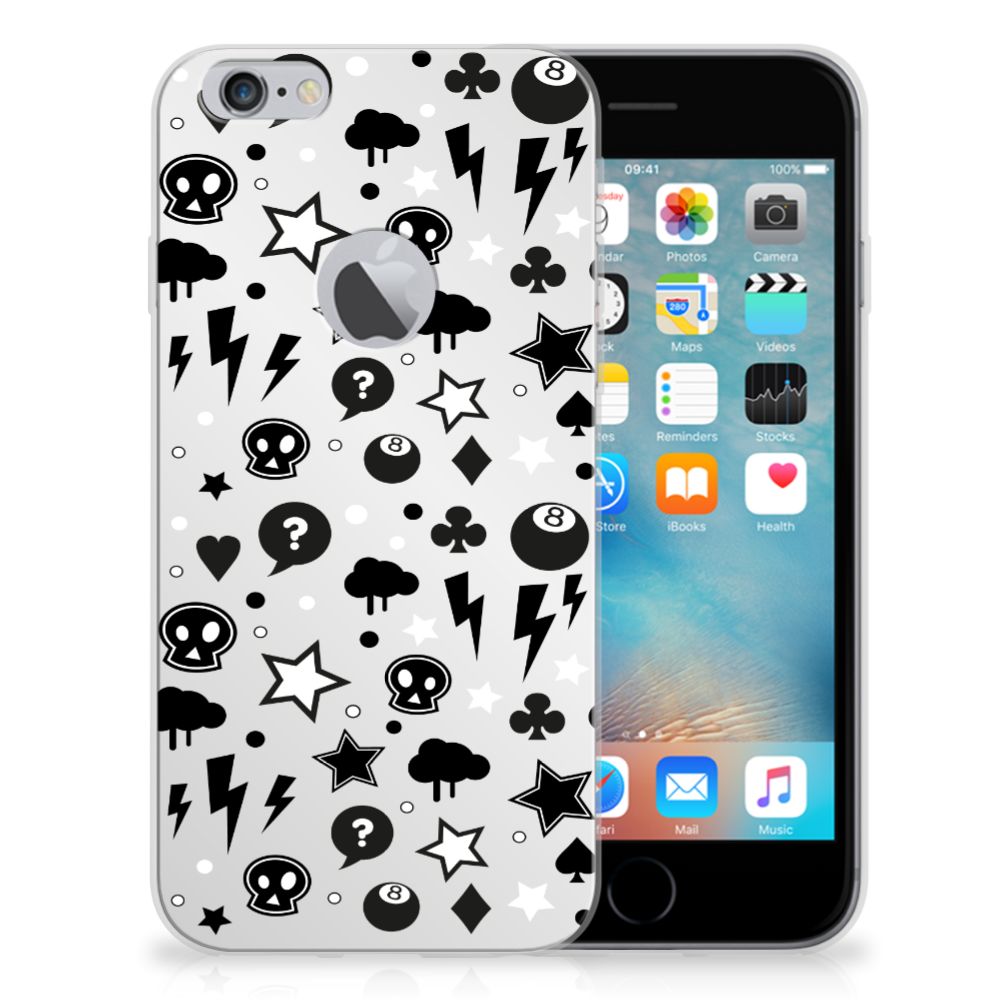 Silicone Back Case Apple iPhone 6 Plus | 6s Plus Silver Punk