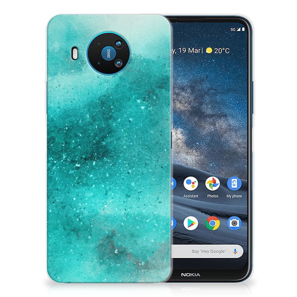 Hoesje maken Nokia 8.3 Painting Blue