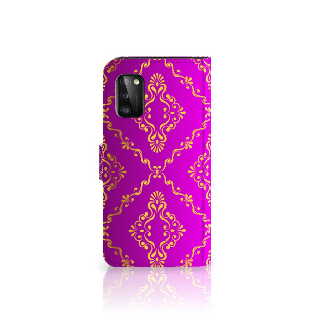Wallet Case Samsung Galaxy A41 Barok Roze
