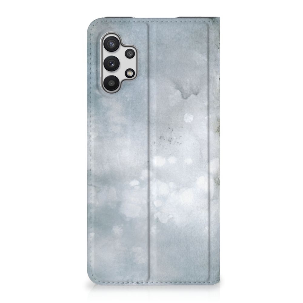 Bookcase Samsung Galaxy A32 5G Painting Grey - B2C Telecom