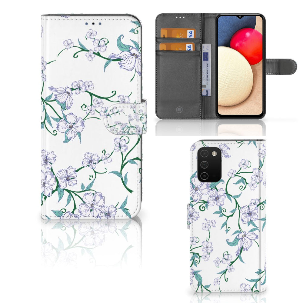 Samsung Galaxy A03s Uniek Hoesje Blossom White