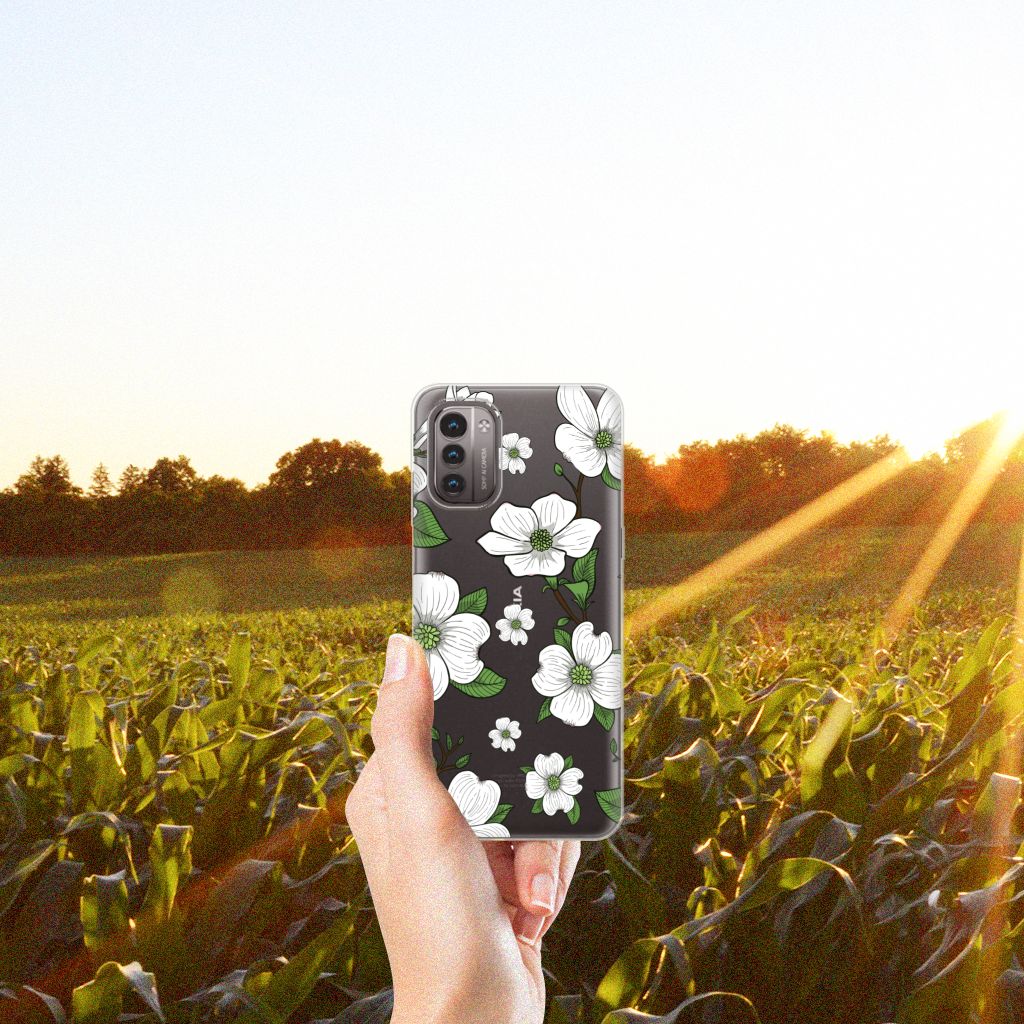 Nokia G21 | G11 TPU Case Dogwood Flowers