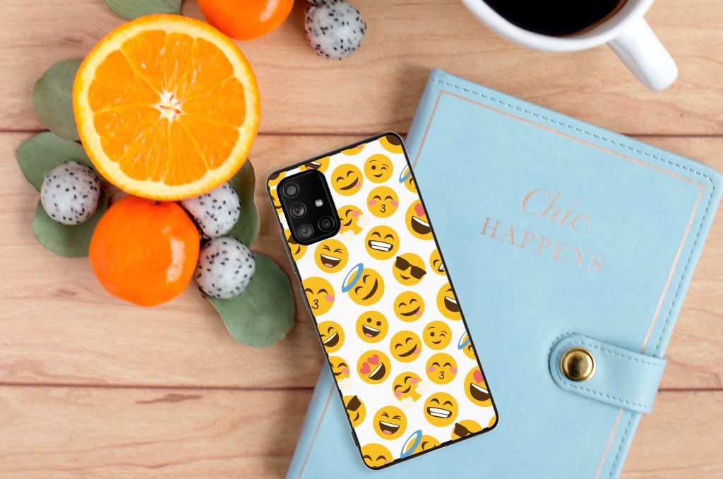 Samsung Galaxy A71 Back Case Emoji B2C Telecom
