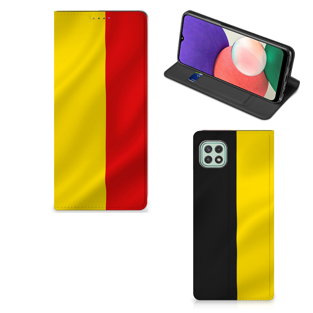 Samsung Galaxy A22 5G Standcase Belgische Vlag - B2C Telecom