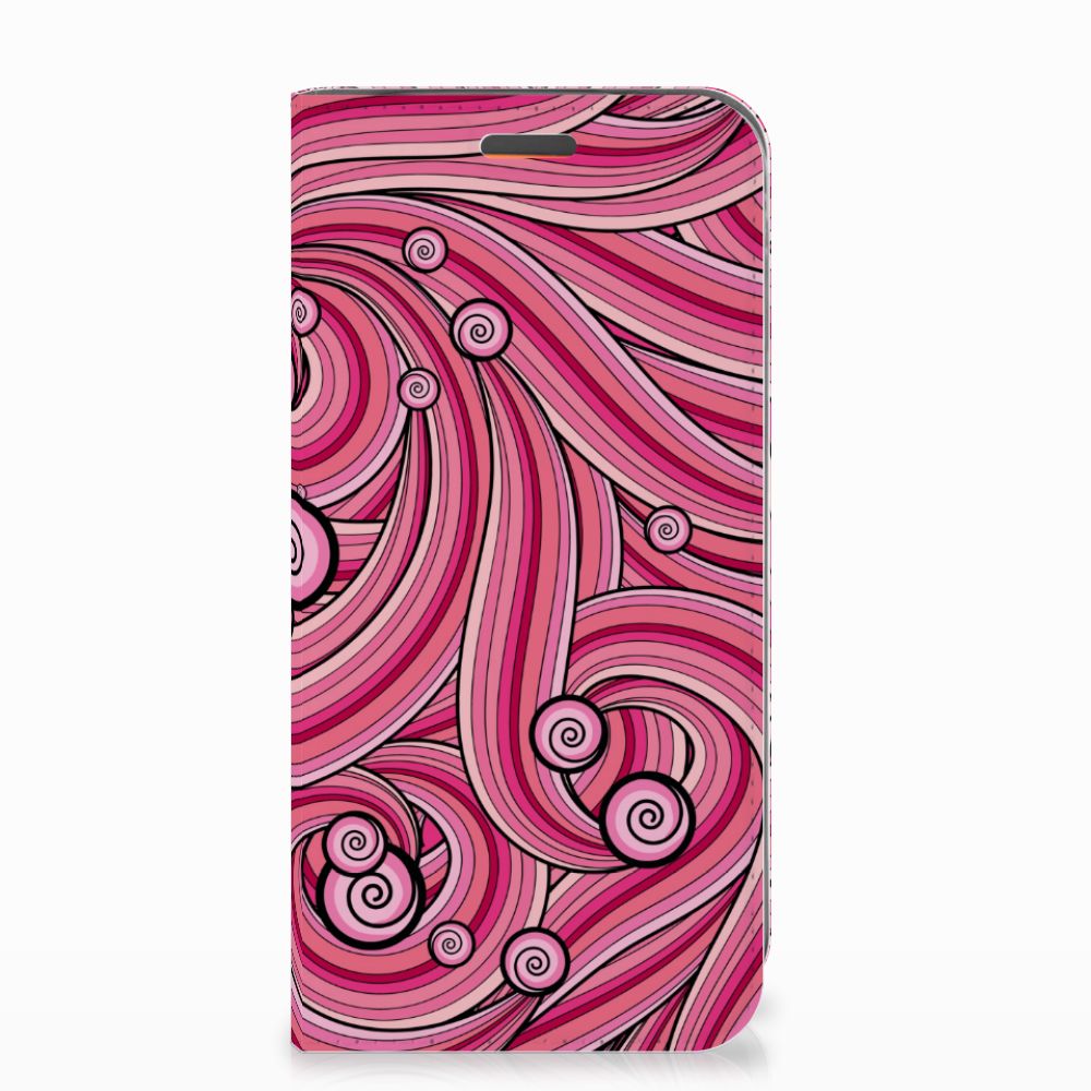 Motorola Moto E5 Play Bookcase Swirl Pink