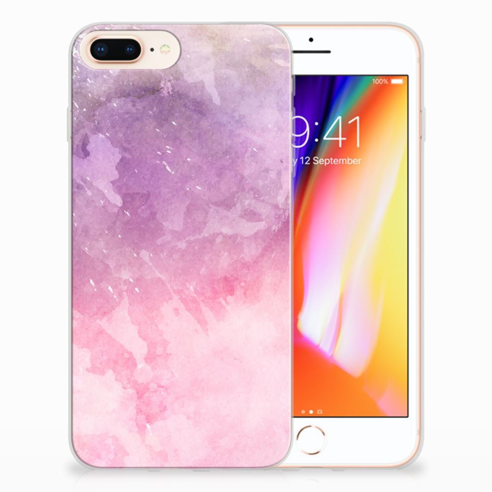 Hoesje maken Apple iPhone 7 Plus | 8 Plus Pink Purple Paint