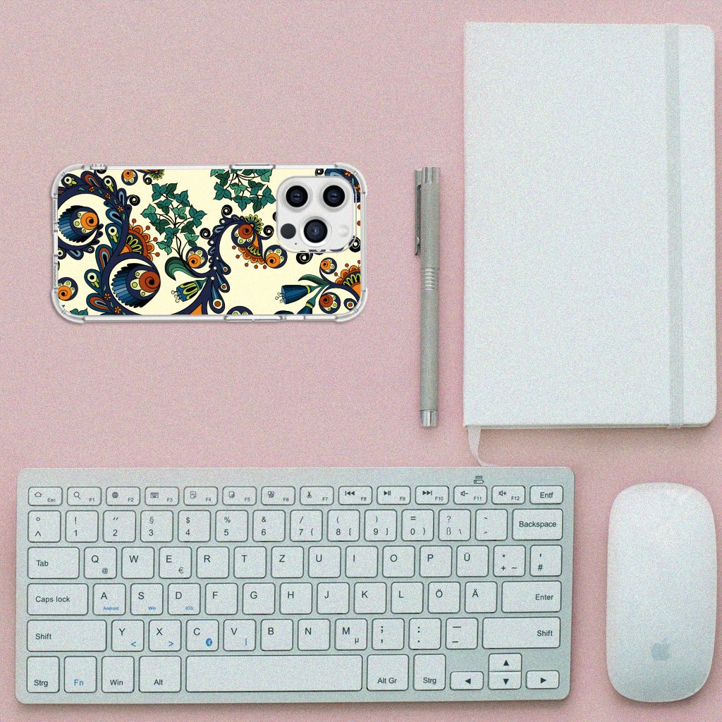 Anti Shock Case iPhone 13 Pro Max Barok Flower - B2C Telecom