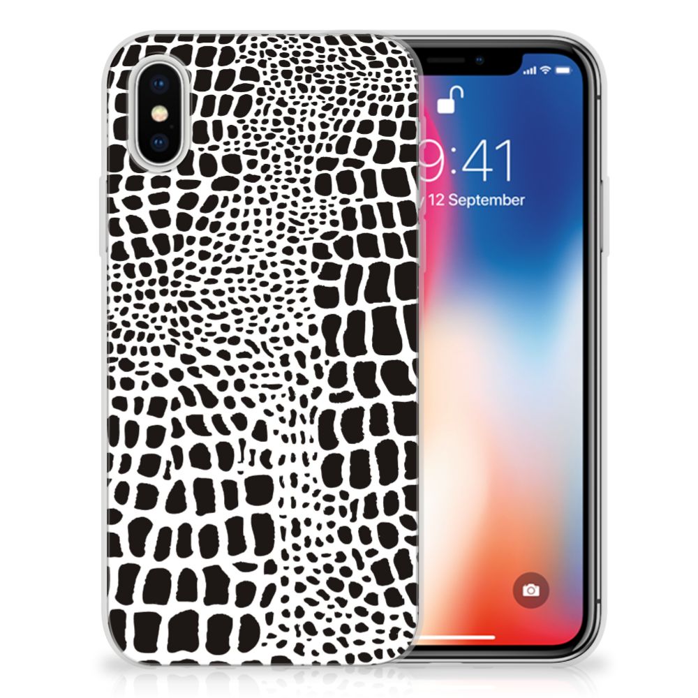 Apple iPhone X | Xs TPU Hoesje Slangenprint