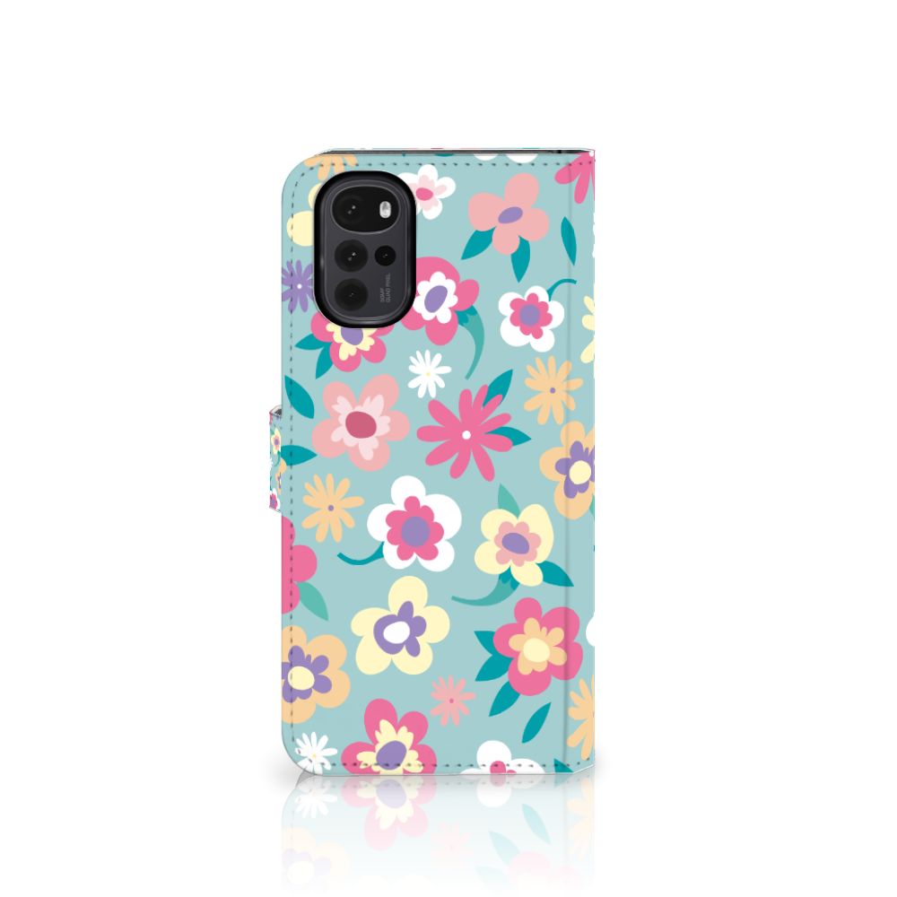 Motorola Moto G22 Hoesje Flower Power
