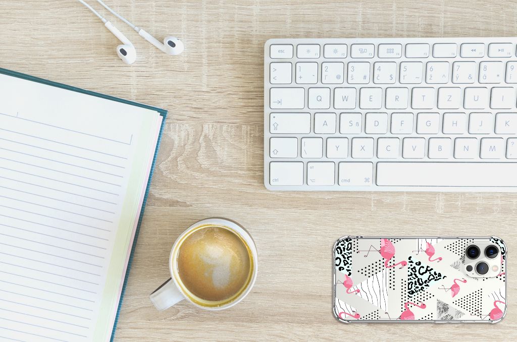 iPhone 12 Pro Max Case Anti-shock Flamingo Triangle B2C Telecom