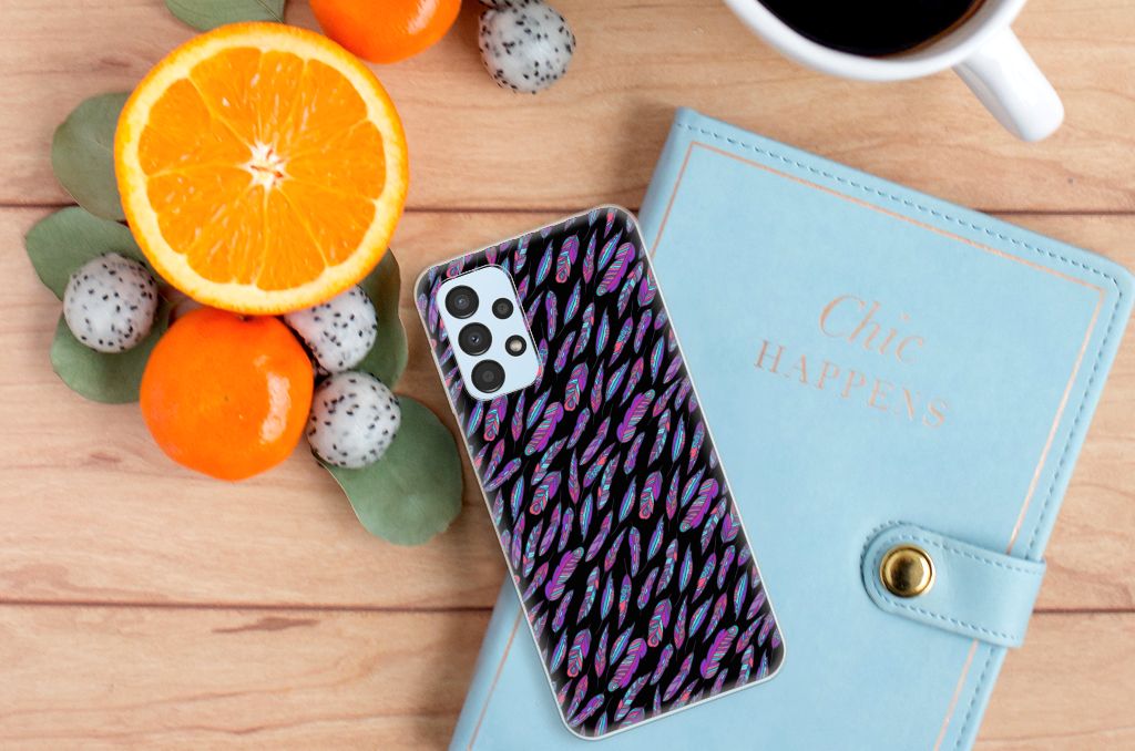 Samsung Galaxy A13 4G TPU bumper Feathers Color B2C Telecom