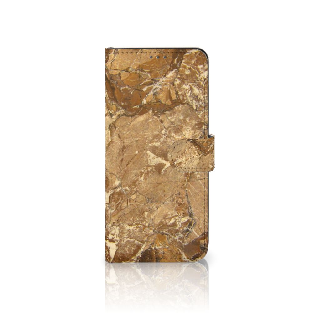 Samsung Galaxy A04s | Samsung Galaxy A13 5G Bookcase Marmer Creme in een luxe marmer design.