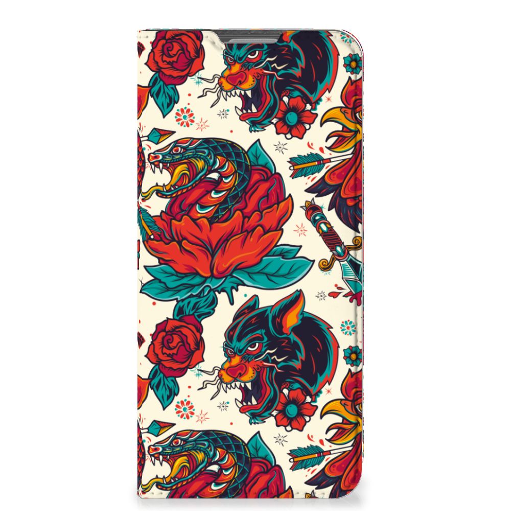 Stand Case voor OPPO Reno8 Lite Old Skool - B2C Telecom