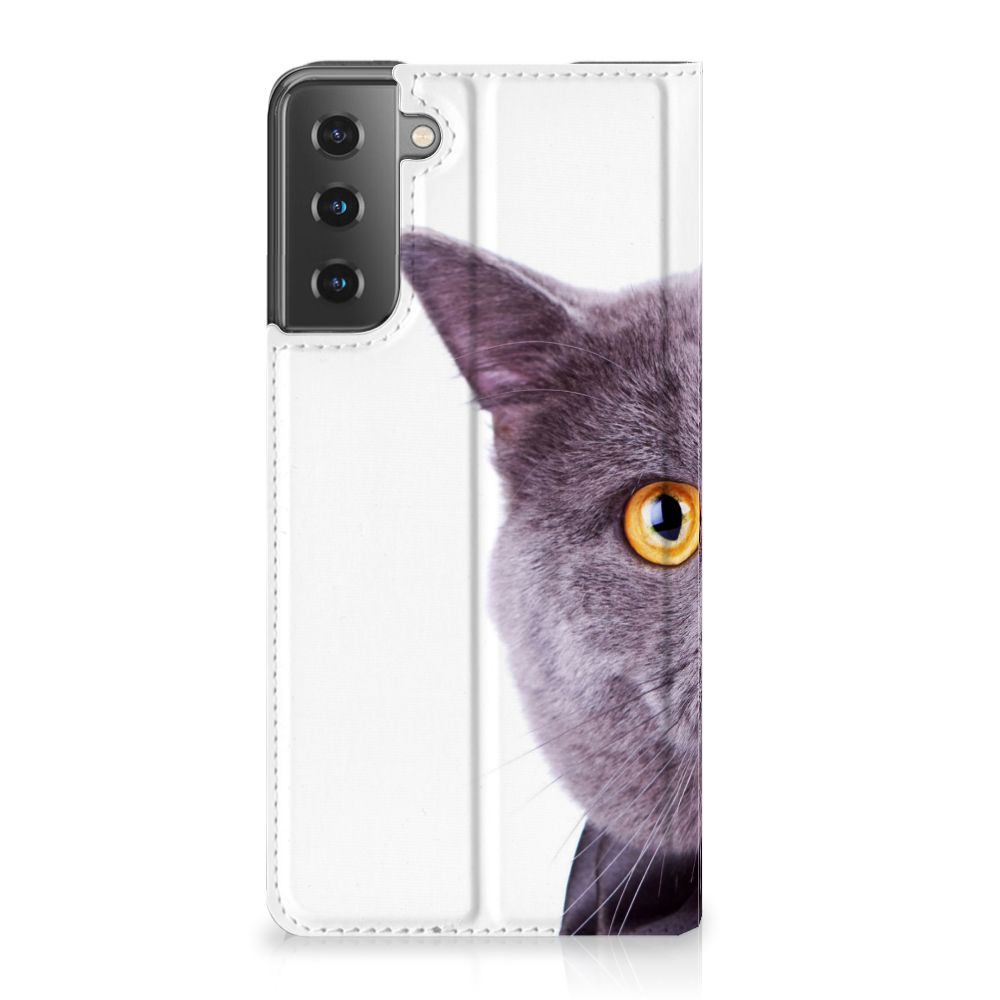 Samsung Galaxy S21 Plus Hoesje maken Kat - B2C Telecom