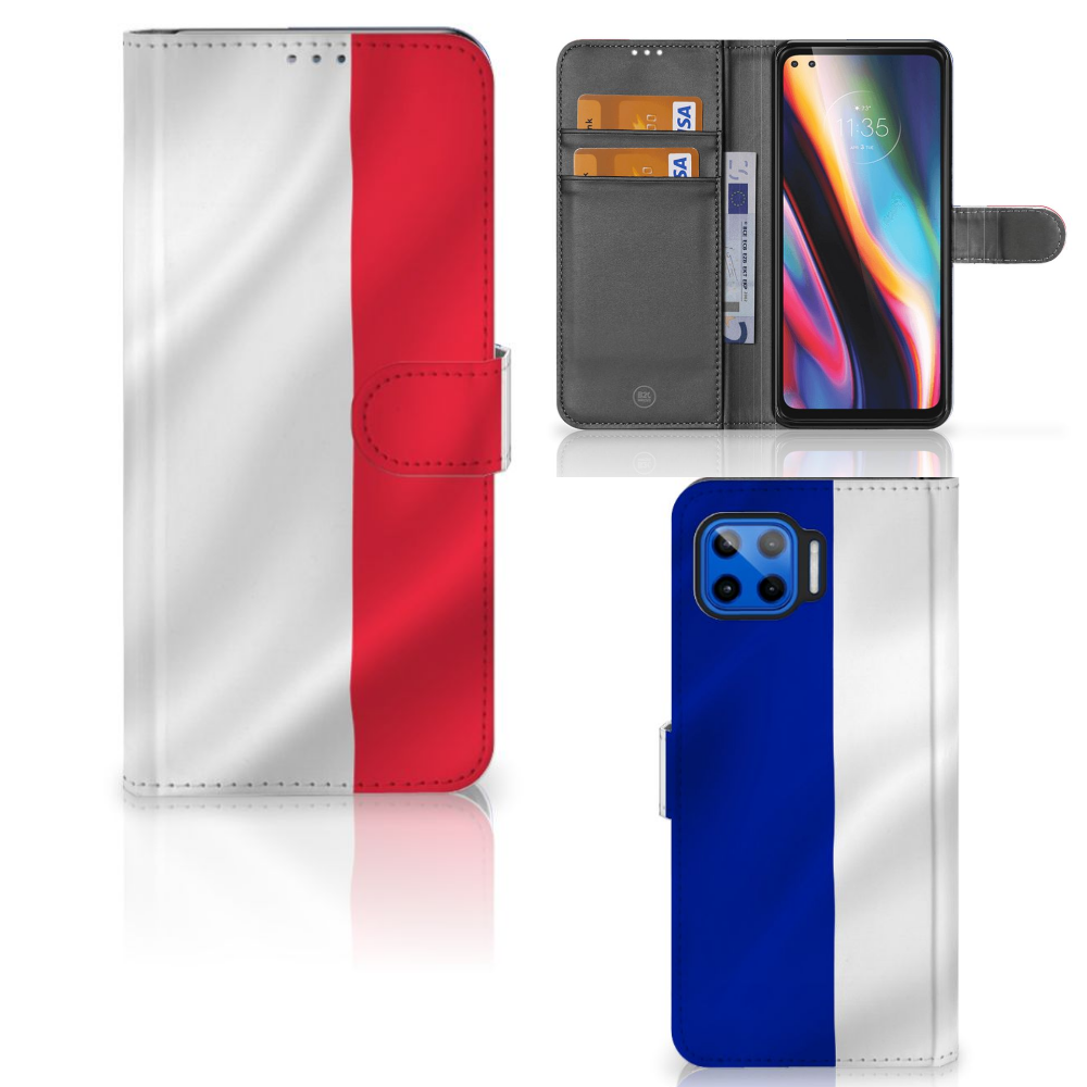 Motorola Moto G 5G Plus Bookstyle Case Frankrijk