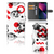 Telefoonhoesje met Naam Apple iPhone 13 Skull Red met trendy schedel en rode patronen 🎨