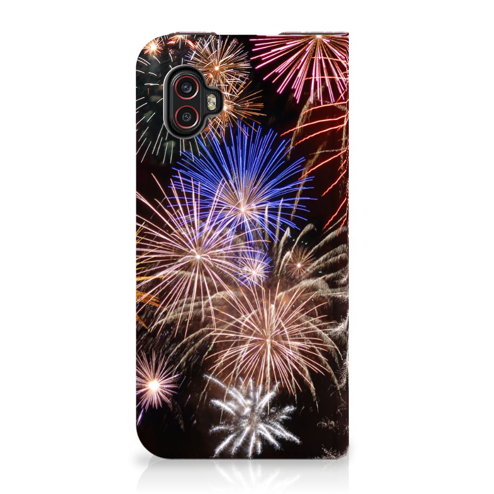 Samsung Galaxy Xcover 6 Pro Hippe Standcase Vuurwerk - B2C Telecom