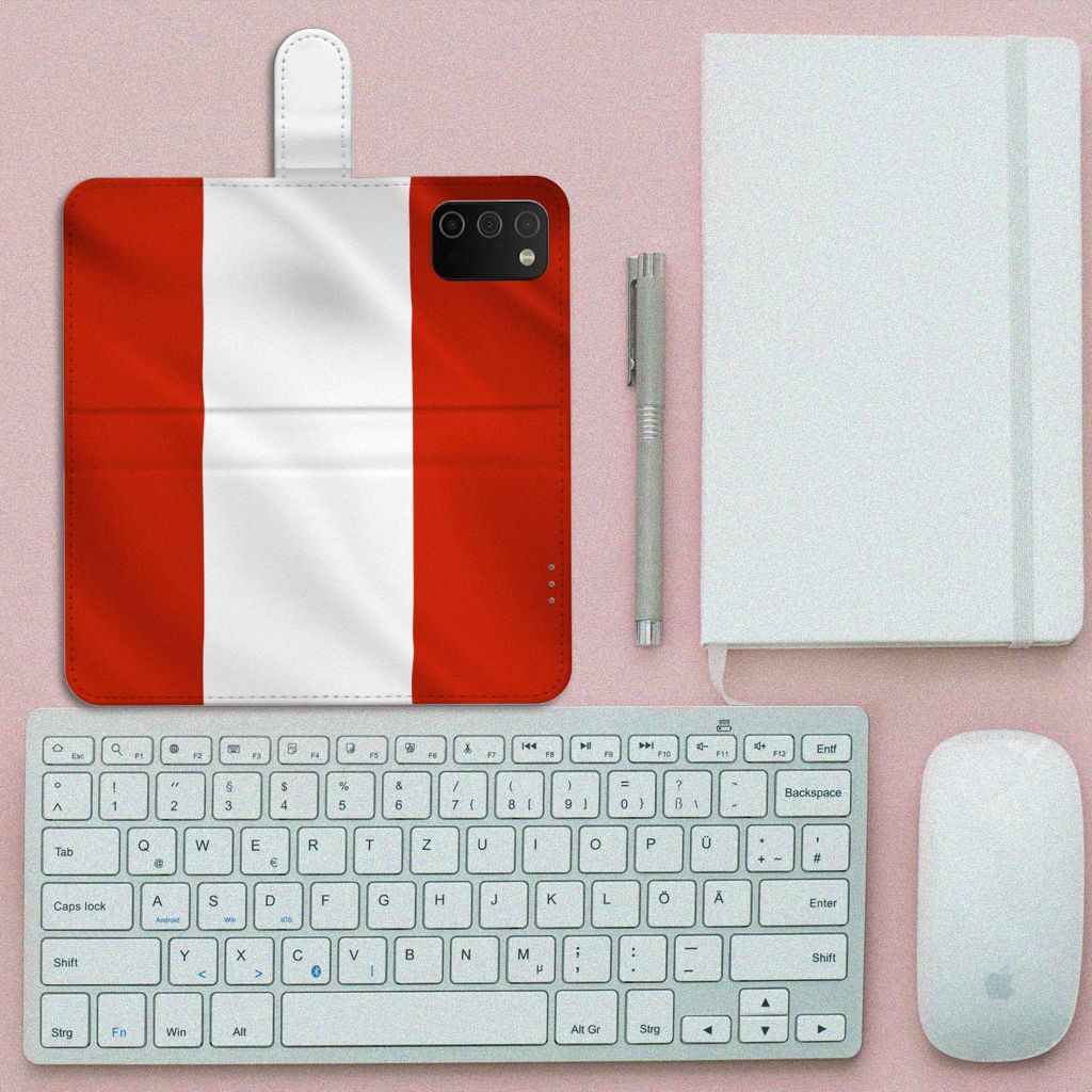 Samsung Galaxy A03s Bookstyle Case Oostenrijk