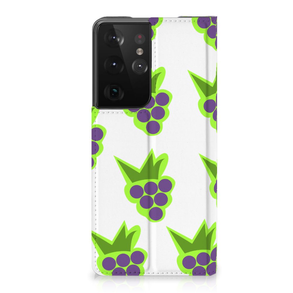 Samsung Galaxy S21 Ultra Flip Style Cover Druiven - B2C Telecom