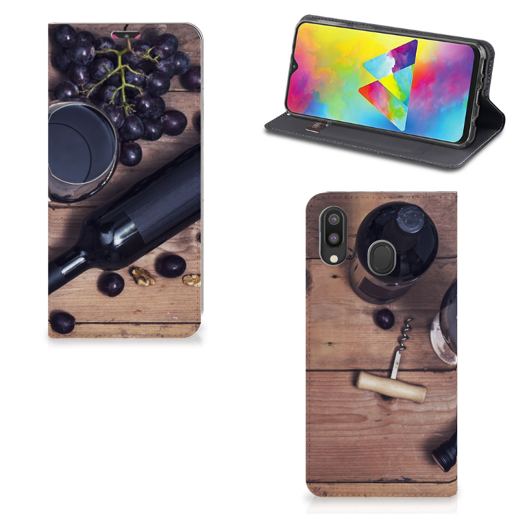 Samsung Galaxy M20 Flip Style Cover Wijn