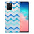 Samsung Galaxy S10 Lite TPU bumper Zigzag Blauw