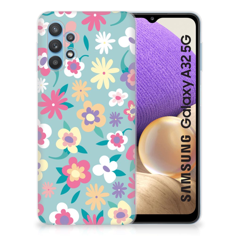 Samsung Galaxy A32 5G TPU Case Flower Power