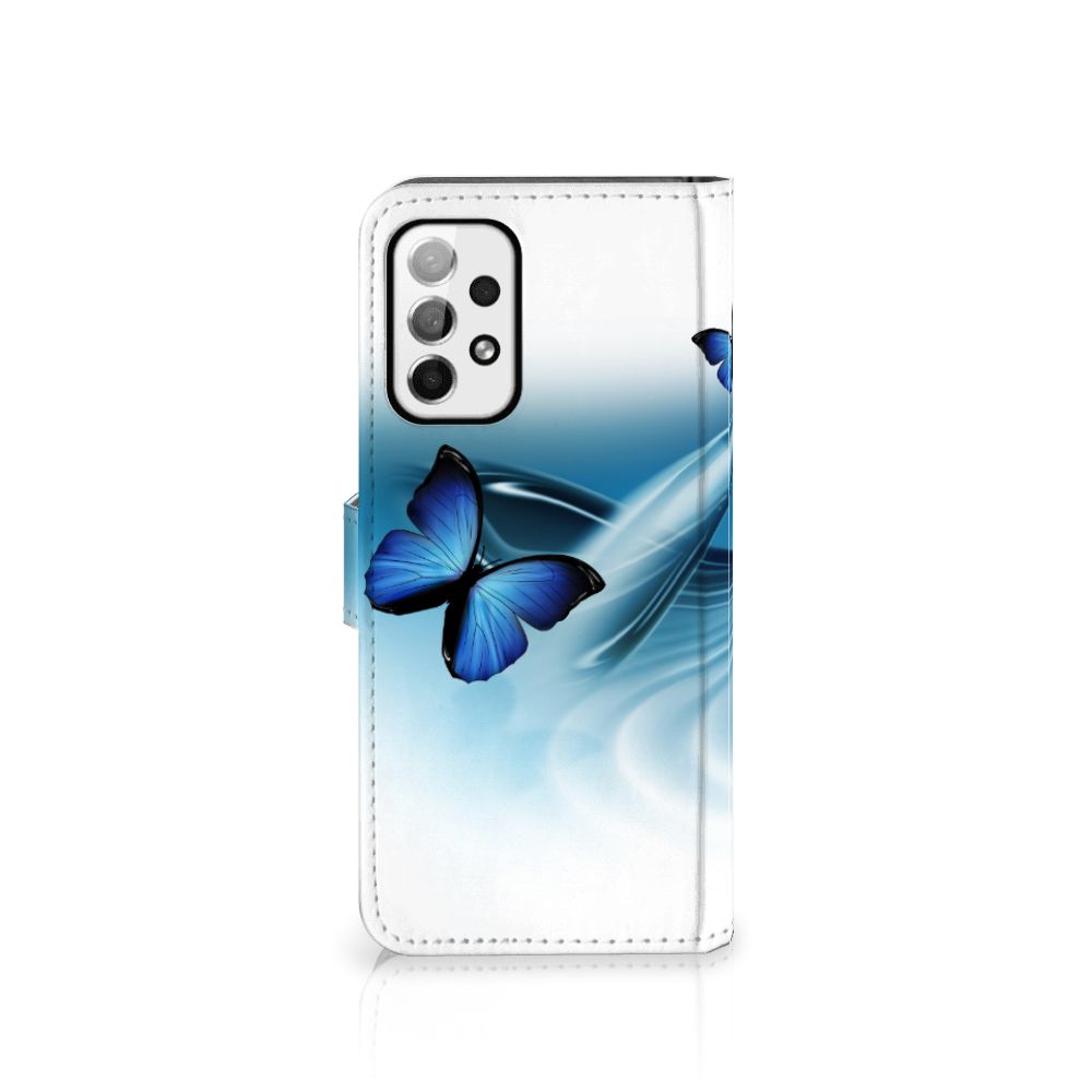 Samsung Galaxy A73 5G Telefoonhoesje met Pasjes Vlinders