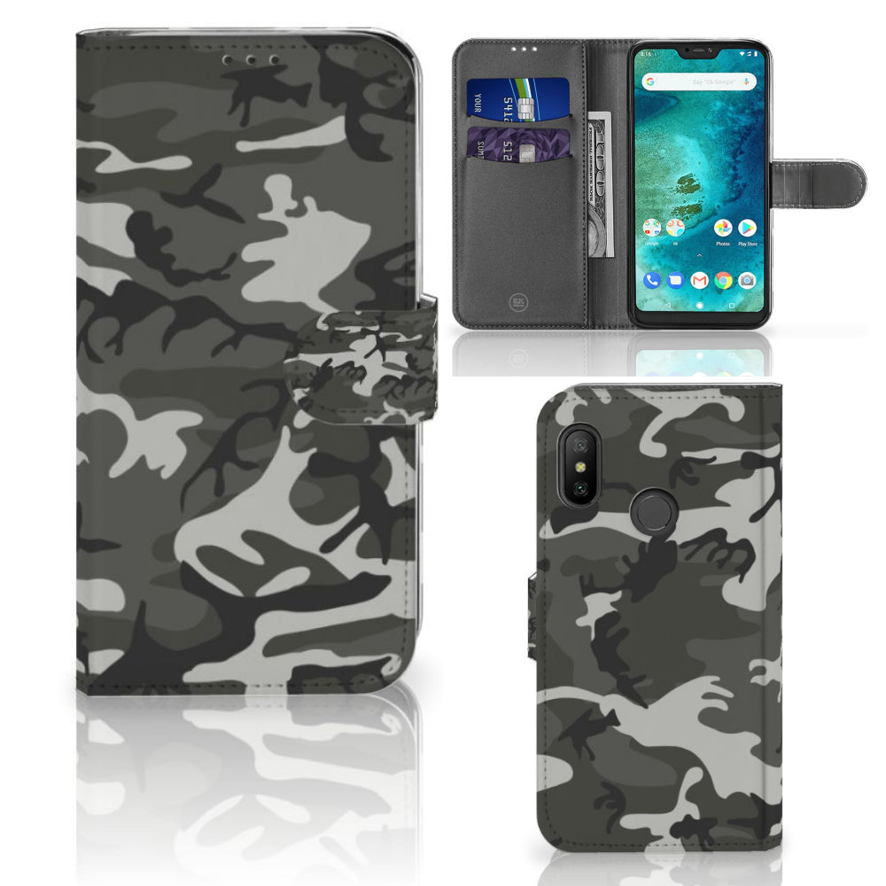 Xiaomi Mi A2 Lite Telefoon Hoesje Army Light