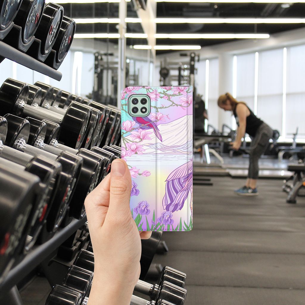 Samsung Galaxy A22 5G Hoesje maken Bird - B2C Telecom