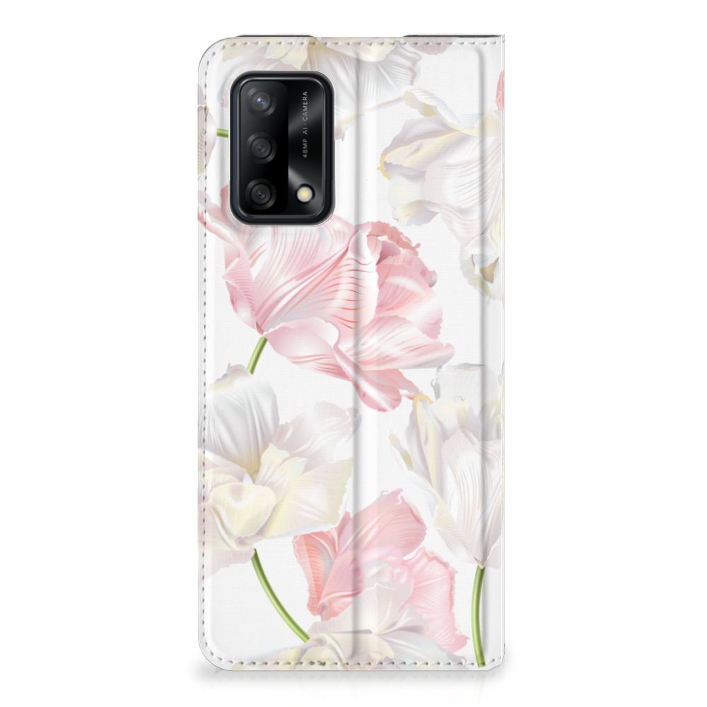 OPPO A74 4G Smart Cover Lovely Flowers - B2C Telecom