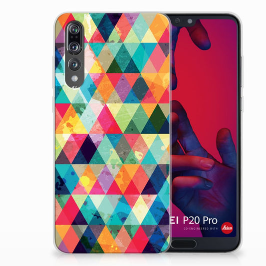 Huawei P20 Pro TPU bumper Geruit