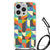 iPhone 14 Pro Max Doorzichtige Silicone Hoesje Funky Retro