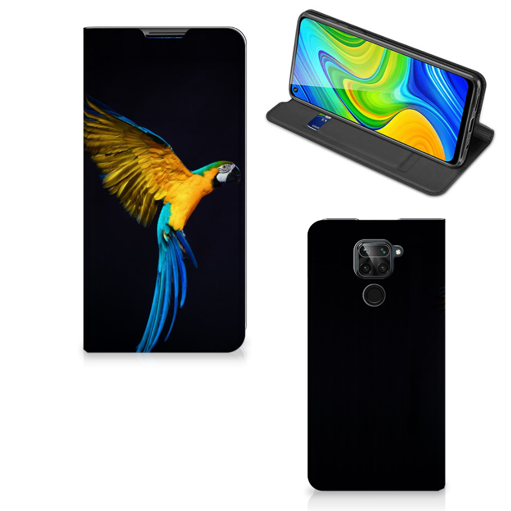 Xiaomi Redmi Note 9 Hoesje maken Papegaai - B2C Telecom