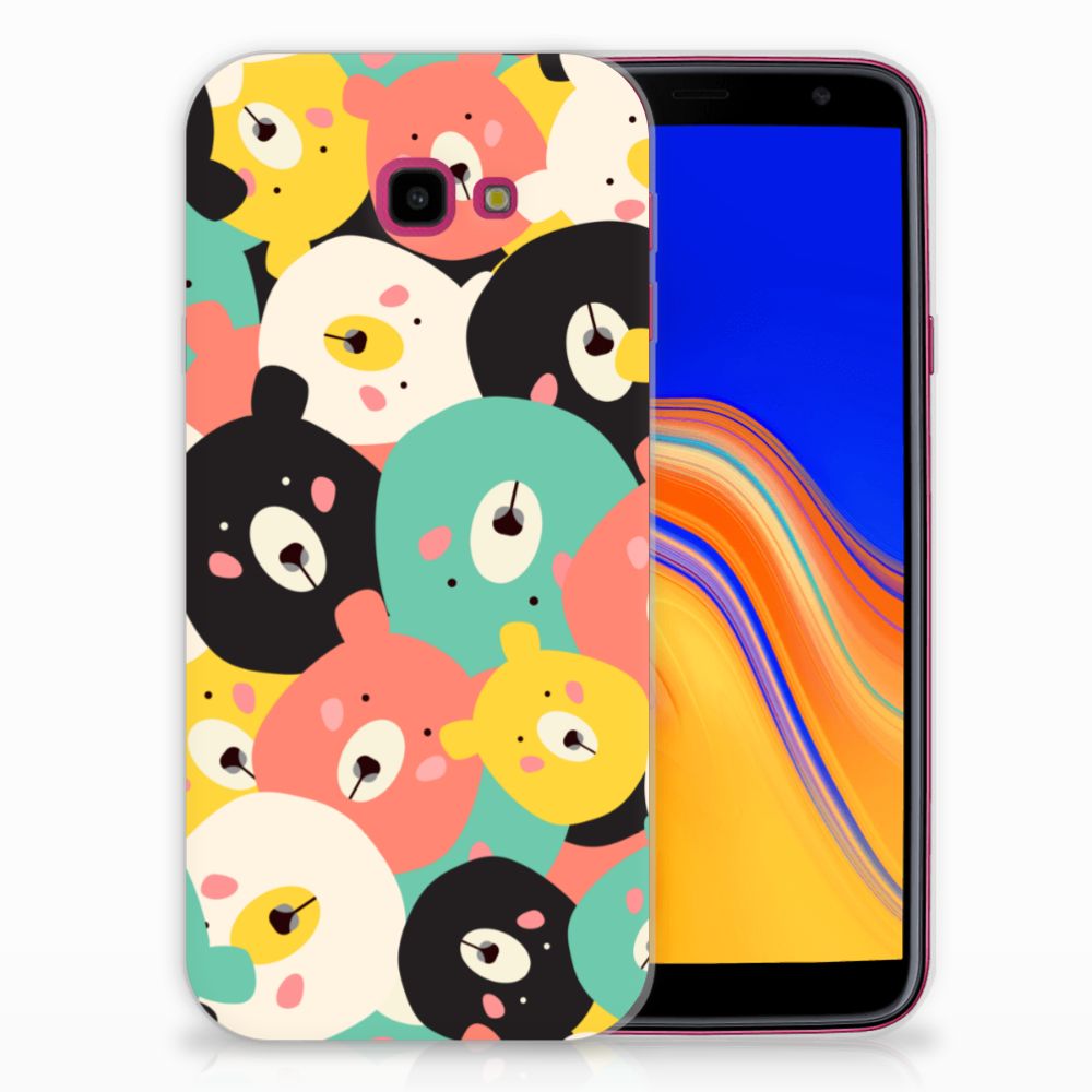 Samsung Galaxy J4 Plus (2018) Telefoonhoesje met Naam Bears