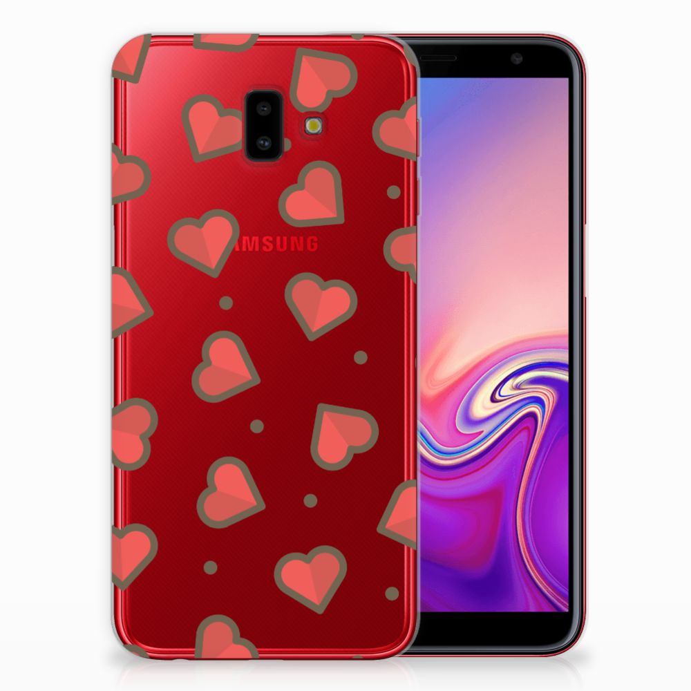 Samsung Galaxy J6 Plus (2018) TPU bumper Hearts