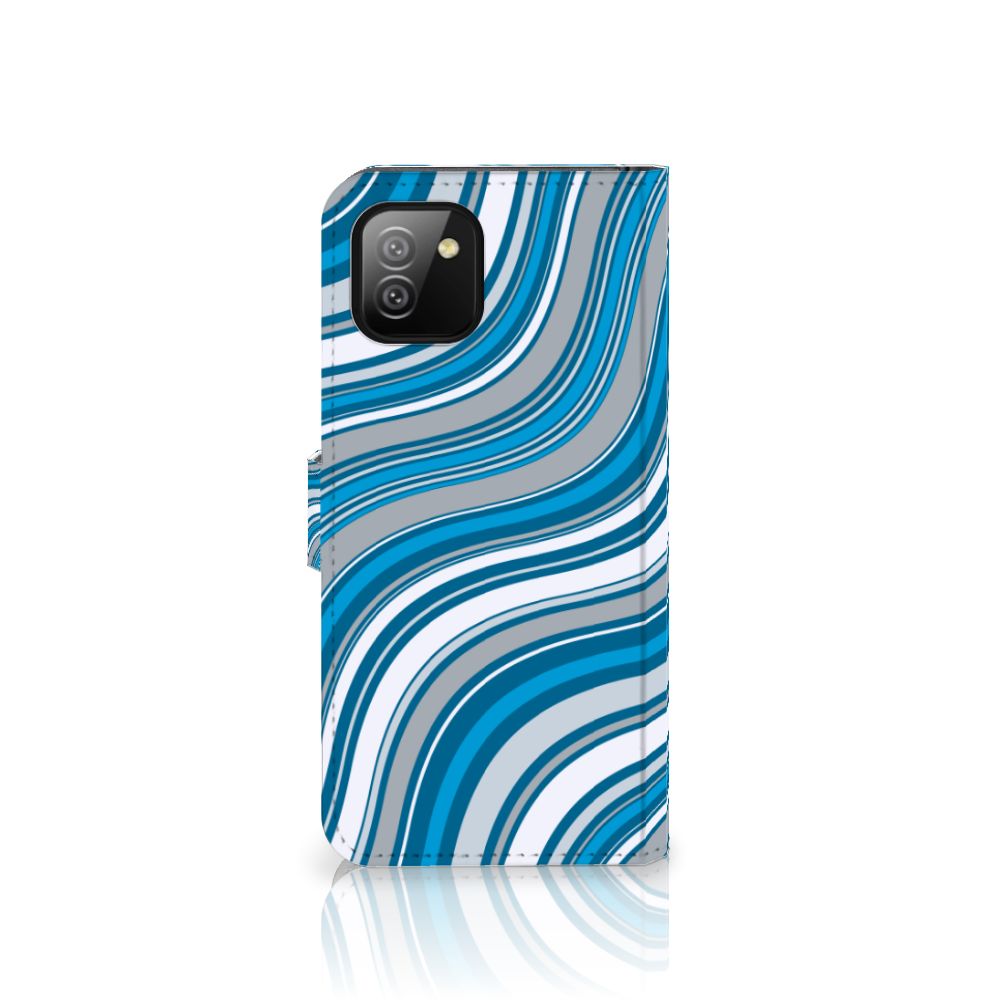 Samsung Galaxy A03 Telefoon Hoesje Waves Blue