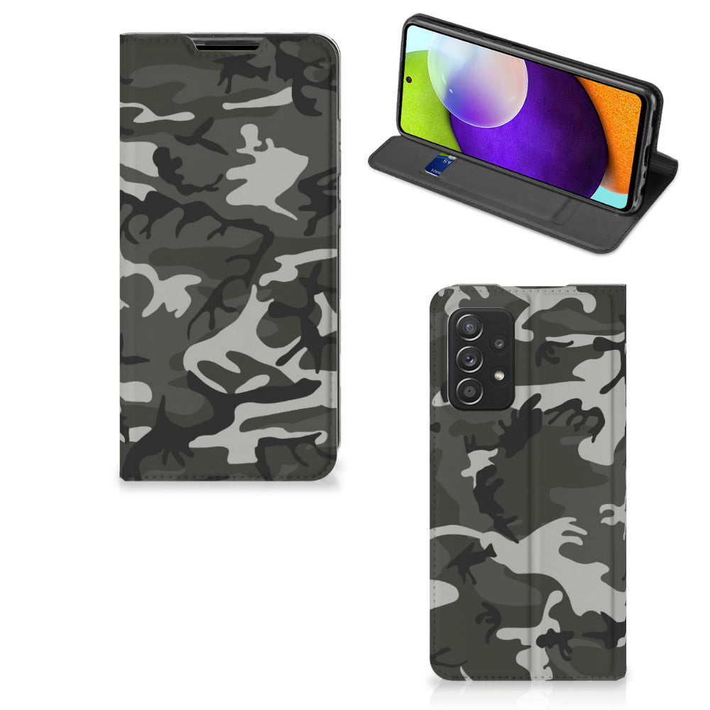 Samsung Galaxy A52 Hoesje met Magneet Army Light