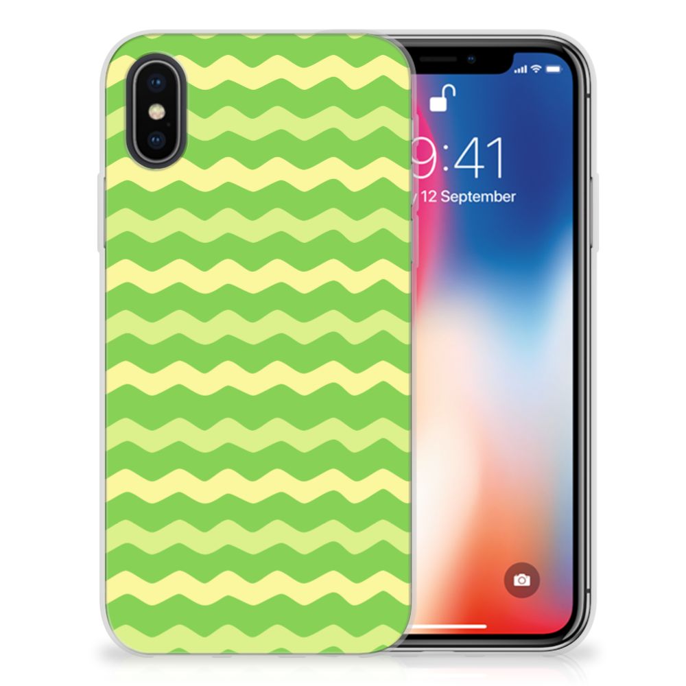 Apple iPhone X | Xs TPU bumper Waves Green